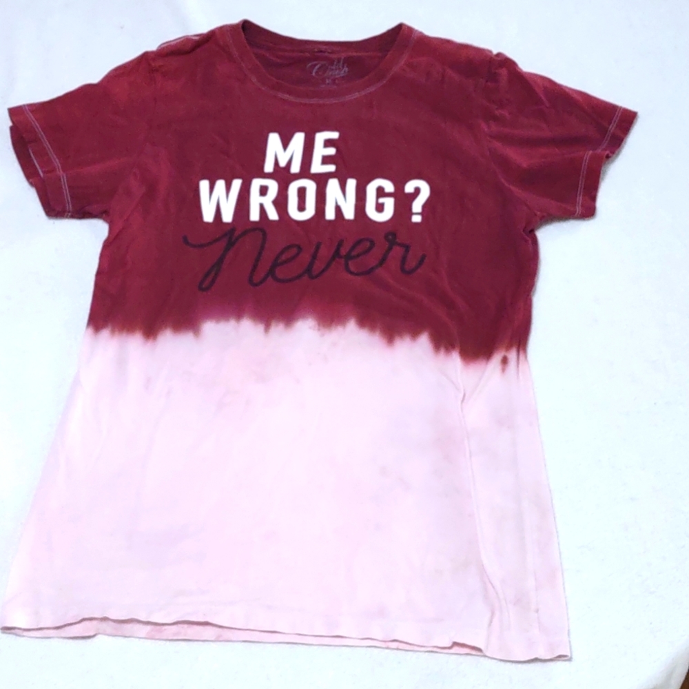 ♥️COLD CRUSH dipped dyed graphic design short sleeve tshirt Medium
